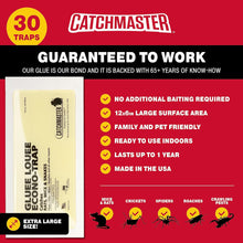Load image into Gallery viewer, CatchMaster Gluee Louee Heavy Duty Econo-Trap Glue Board Traps (30R)