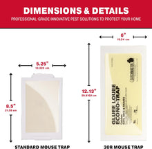 Load image into Gallery viewer, CatchMaster Gluee Louee Heavy Duty Econo-Trap Glue Board Traps (30R)