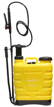 Load image into Gallery viewer, CHS 16 Litre yellow plastic backpack manual pesticide/insecticide sprayer with fiber glass lance wand