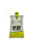 Load image into Gallery viewer, CHS Rescue Disposable Big Bag Fly Trap (Large) contains a fast acting attractant that is activated by adding water to the bag, attractant is comprised of food and feed ingredients, and other food flavorings generally recognized as safe