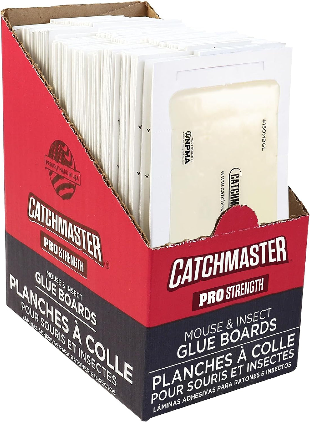 CatchMaster Mouse & Insect Glue Board Traps (75M)