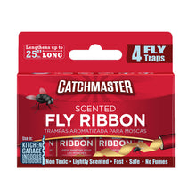 Load image into Gallery viewer, Catchmaster Scented Fly Ribbon 4pk - 9144M4
