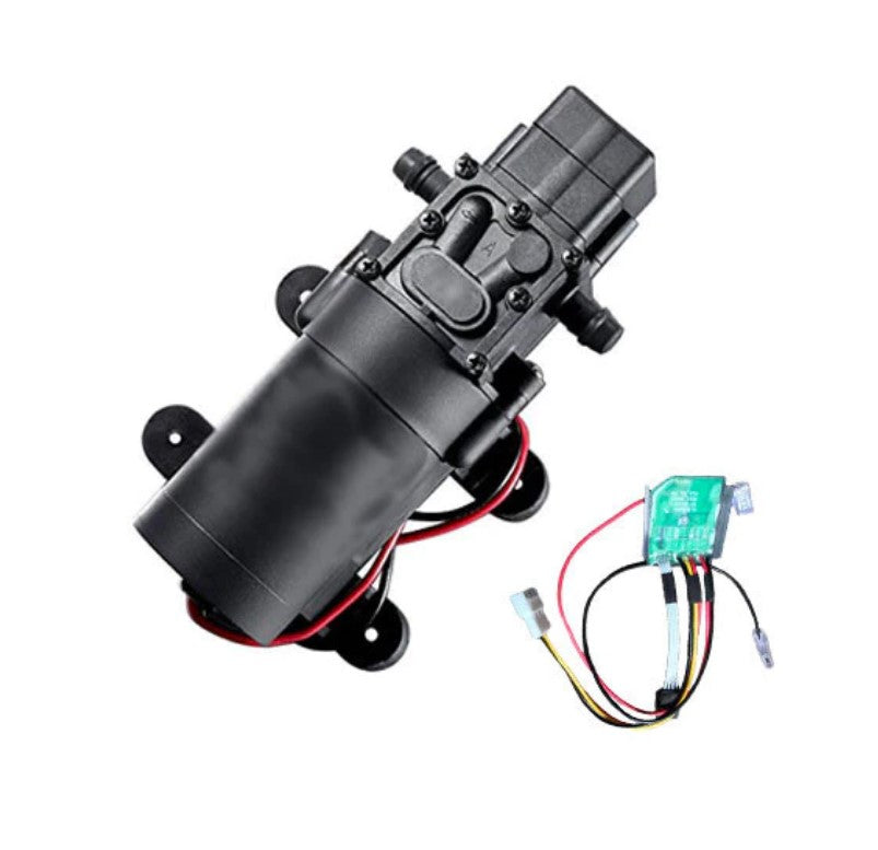 Typhoon 2.5 High Pressure Diaphragm Pump & Circuit Board Assembly (Left-to-Right Flow)
