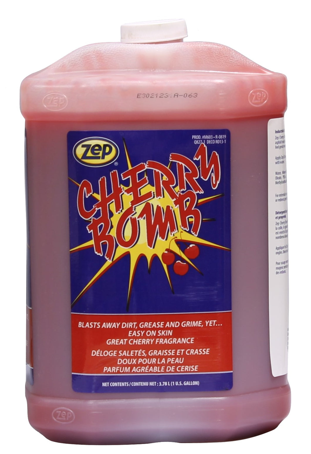 Zep Cherry Bomb NPE FREE Hand Soap 1 Gal with Hand Pump # M60323