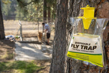 Load image into Gallery viewer, CHS Rescue Disposable Fly Trap (Small) contains a fast-acting attractant, that only needs water to be activated 
